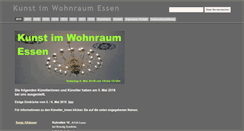 Desktop Screenshot of kunst-im-wohnraum-essen.de